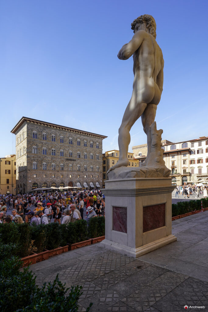 Loggia dei Lanzi a Firenze (Loggia della Signoria) Fotografie 4K © Archweb.com