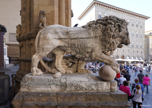 Loggia dei Lanzi a Firenze (Loggia della Signoria) Fotografie 4K © Archweb.com