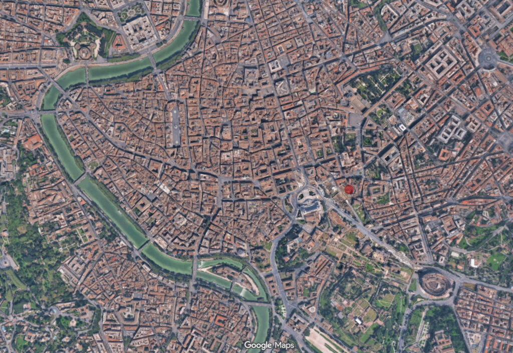 Mercati di Traiano-Google Maps