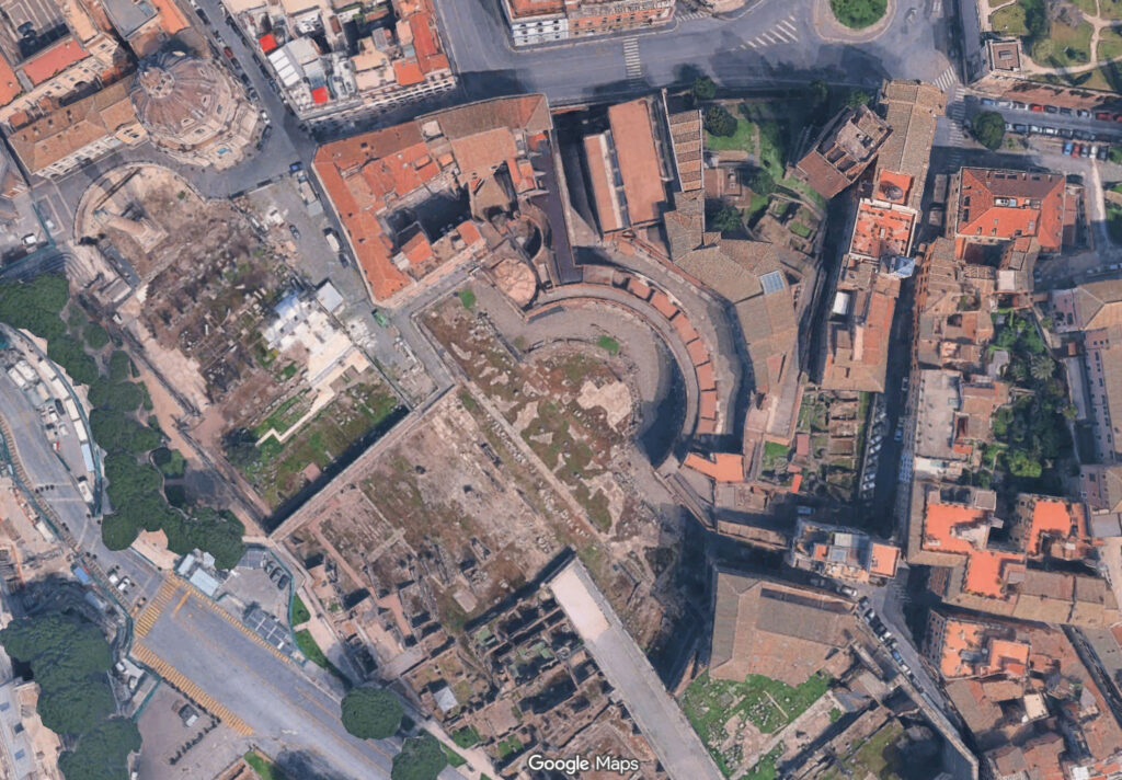 Mercati di Traiano-Google Maps