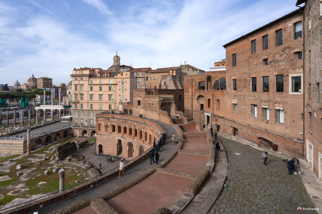 Mercati di Traiano a Roma. Fotografie © Archweb.com