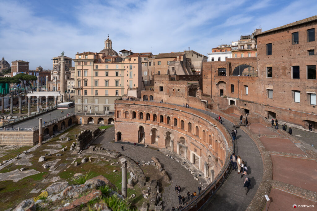 Mercati di Traiano a Roma. Fotografie © Archweb.com