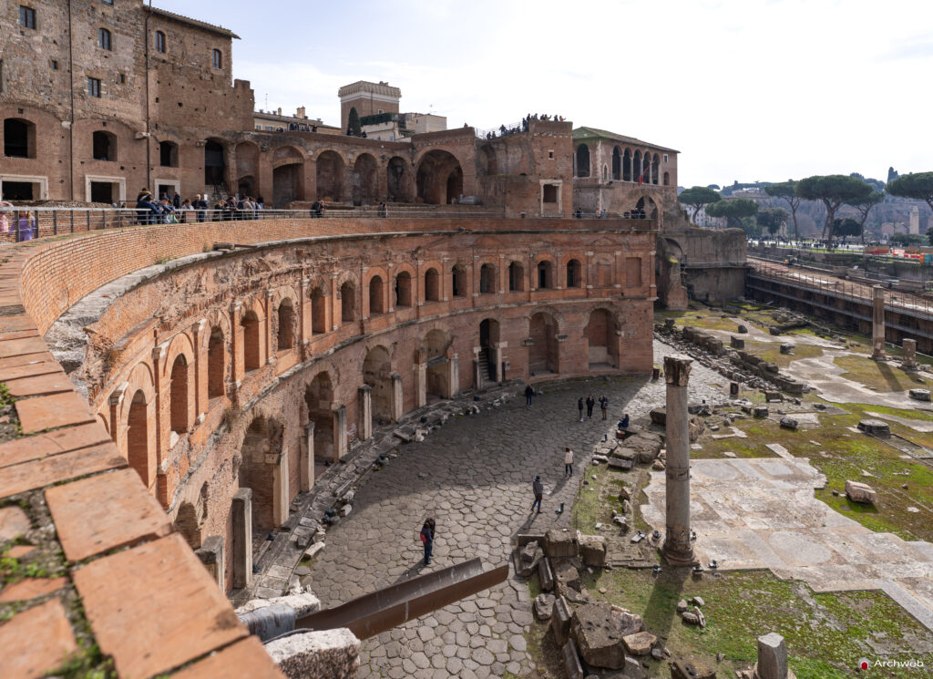 Mercati di Traiano a Roma. Fotografie © Archweb.com
