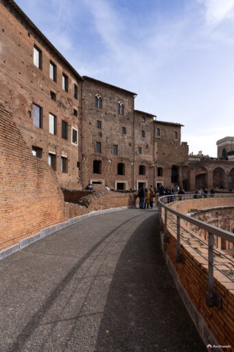 Mercati di Traiano a Roma. Fotografie © Archweb.com