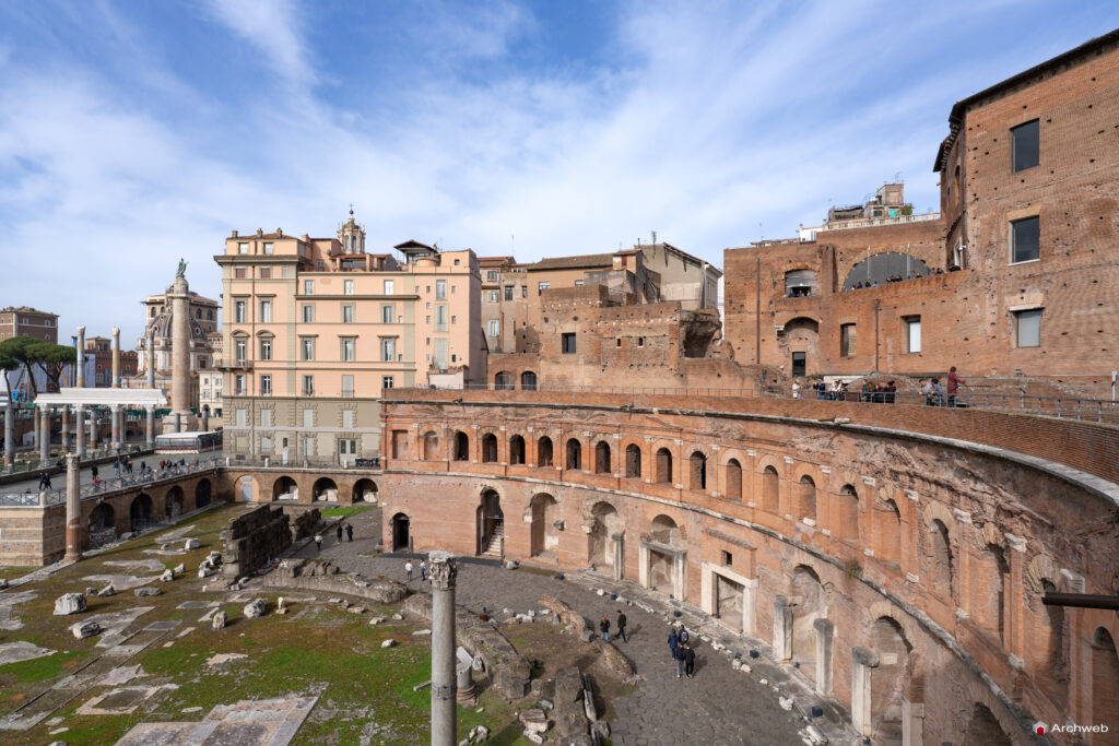 Mercati di Traiano a Roma. Fotografie © Archweb.com