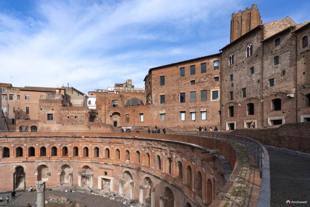 Mercati di Traiano a Roma. Fotografie © Archweb.com