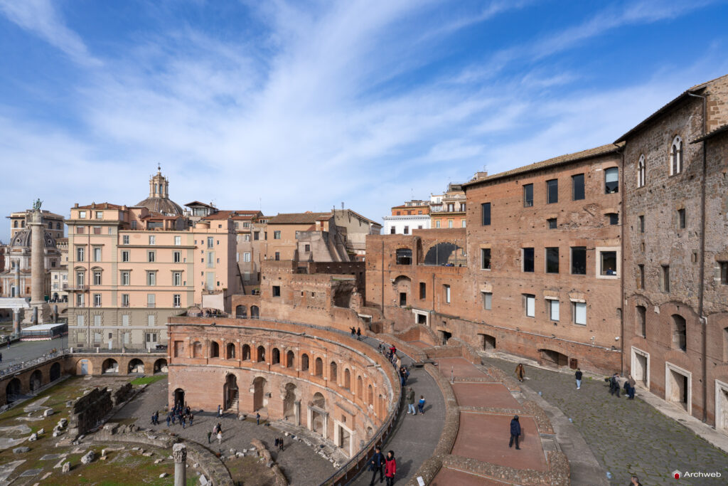 Mercati di Traiano a Roma. Fotografie © Archweb.com