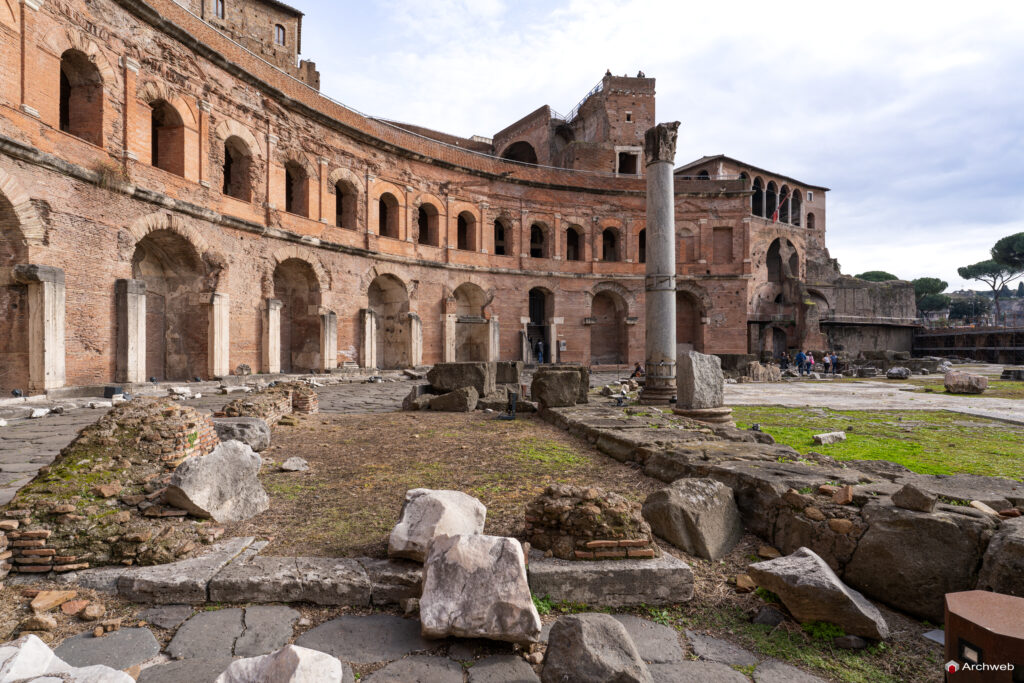Mercati di Traiano a Roma. Fotografie © Archweb.com