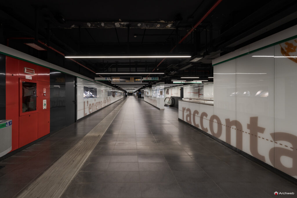 Metro C San Giovanni. Fotografie © Archweb.com