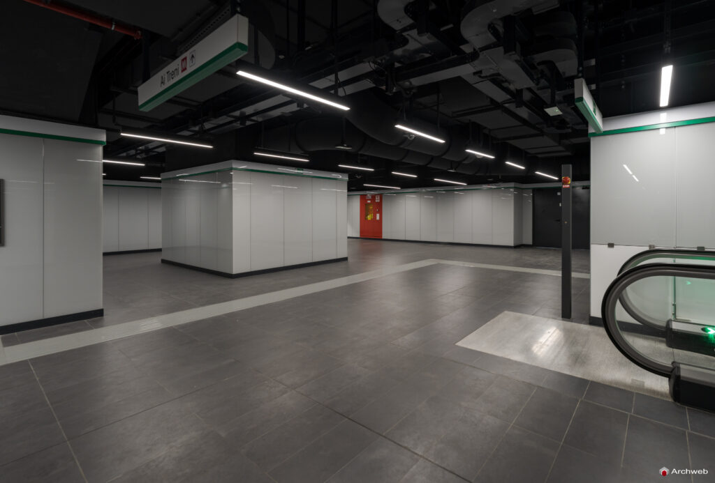 Metro C San Giovanni. Fotografie © Archweb.com