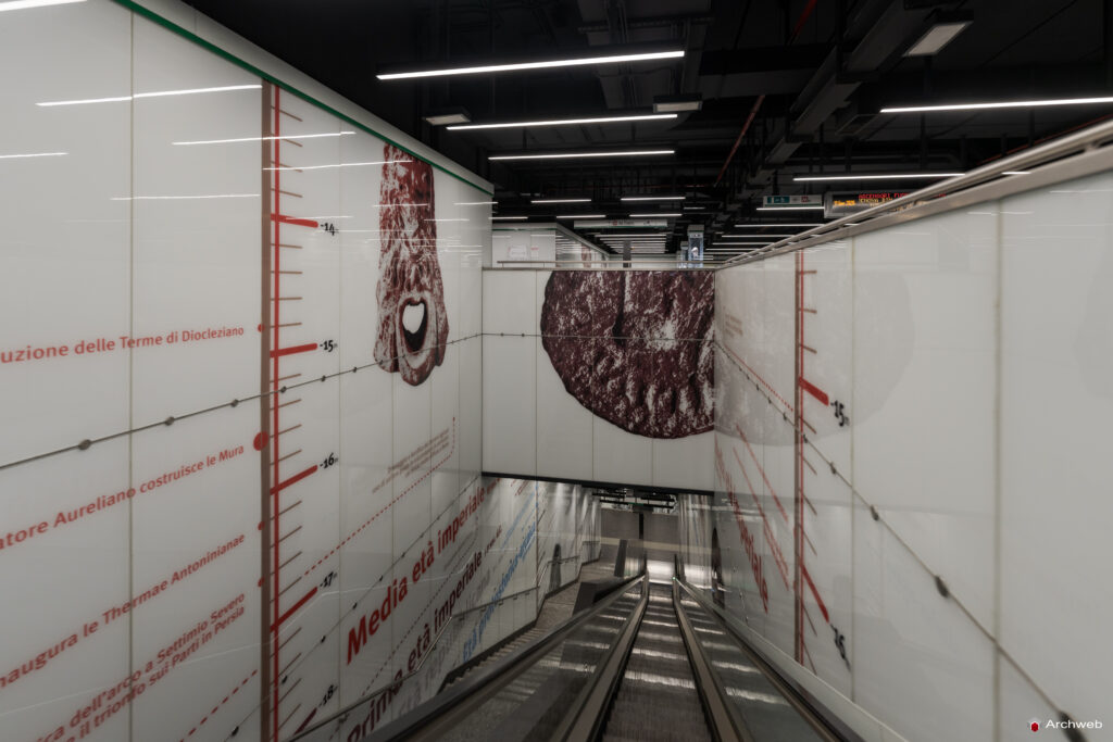 Metro C San Giovanni. Fotografie © Archweb.com