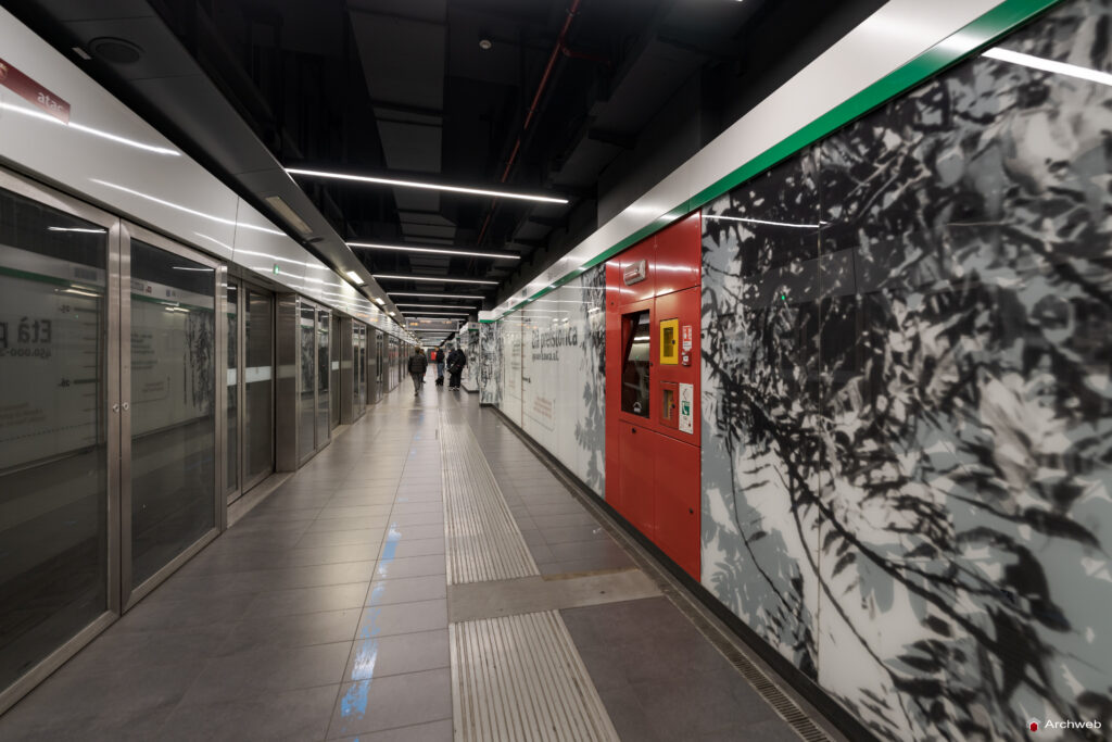 Metro C San Giovanni. Fotografie © Archweb.com