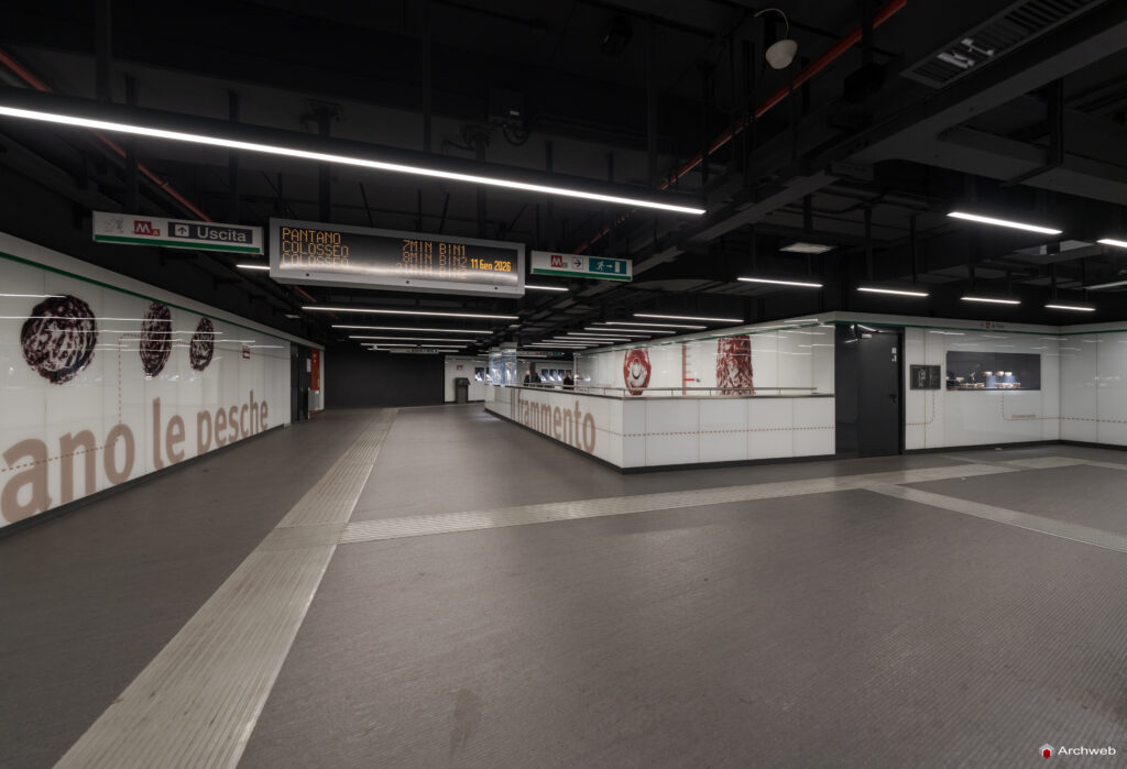 Metro C San Giovanni. Fotografie © Archweb.com