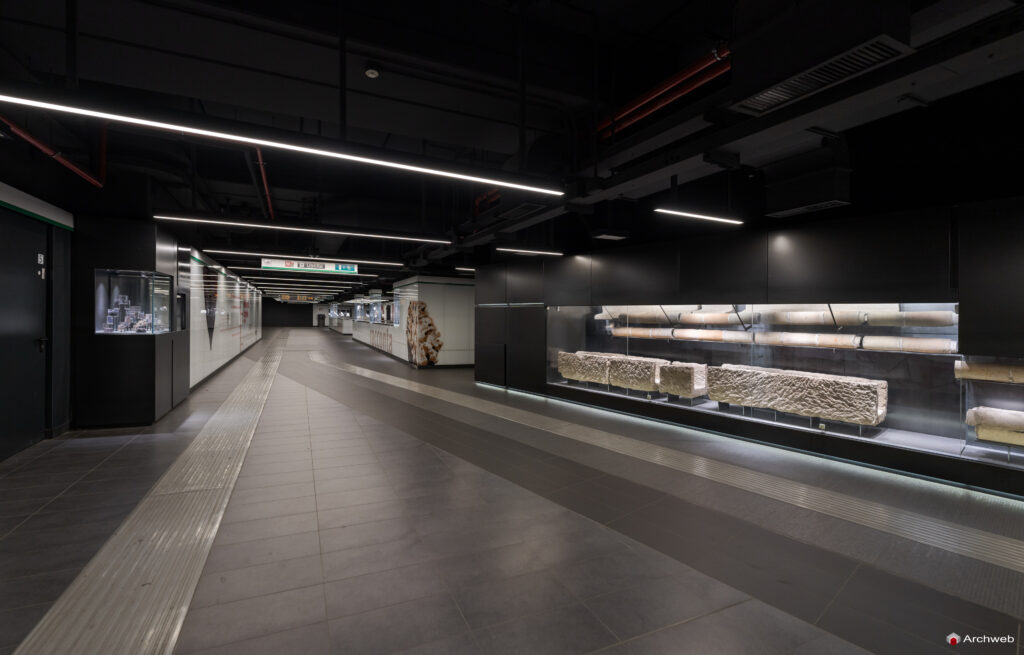 Metro C San Giovanni. Fotografie © Archweb.com