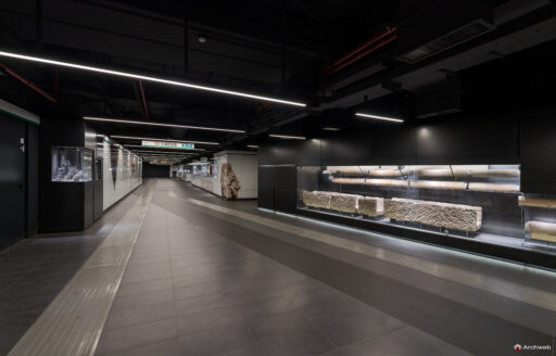 Metro C San Giovanni. Fotografie © Archweb.com