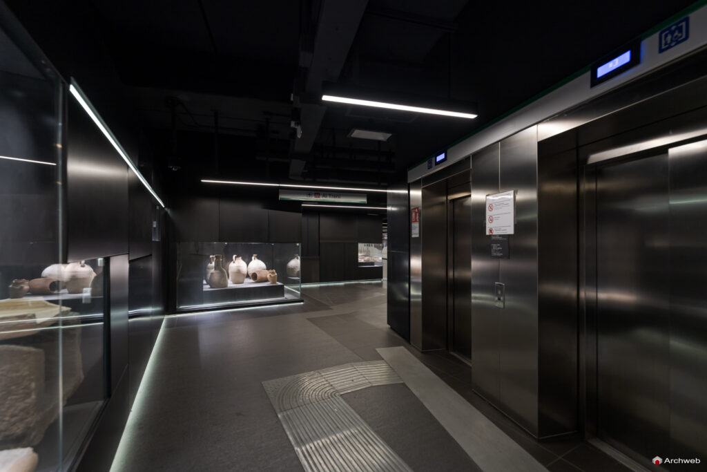Metro C San Giovanni. Fotografie © Archweb.com