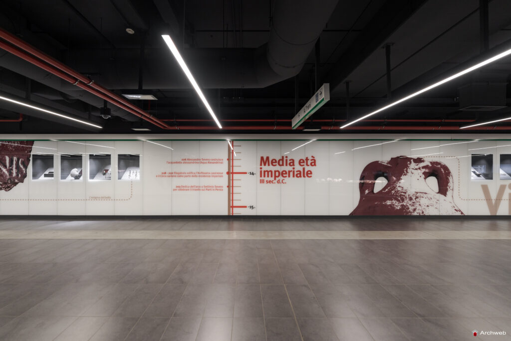 Metro C San Giovanni. Fotografie © Archweb.com