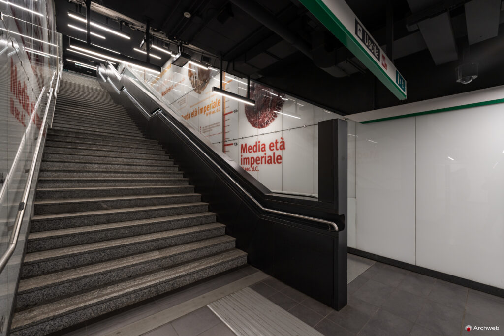 Metro C San Giovanni. Fotografie © Archweb.com