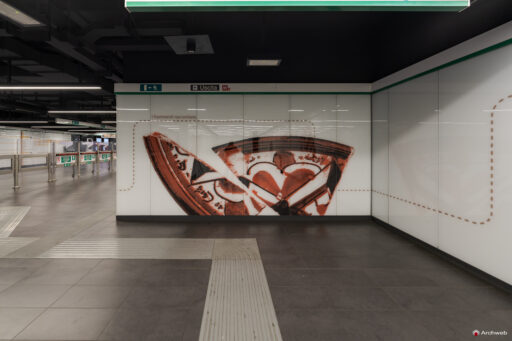 Metro C San Giovanni. Fotografie © Archweb.com