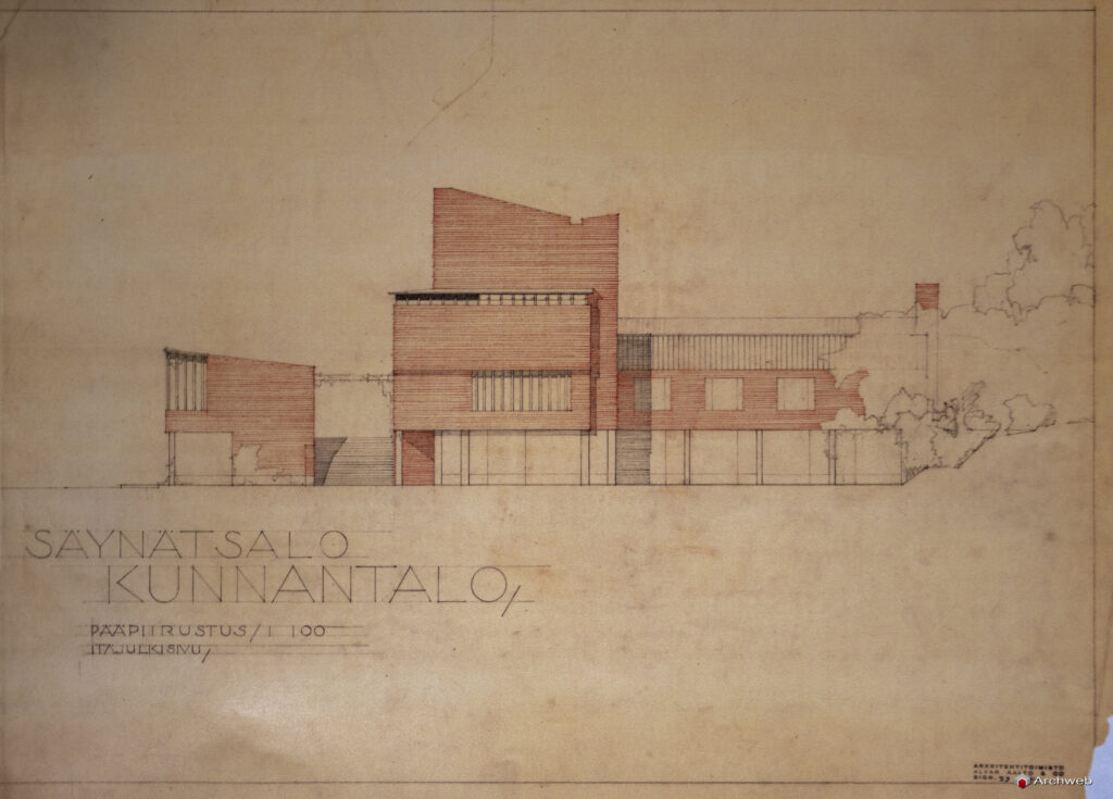 Municipio di Saynatsalo di Alvar Aalto. Fotografie © Archweb.com