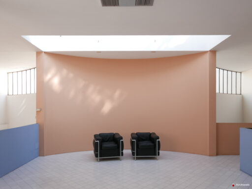 Padiglione Esprit Nouveau a Bologna. Fotografie interni © Archweb.com