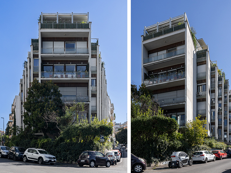 A. Luccichenti, V. Monaco - Palazzina Antares in via Pollaiolo, Roma 1956