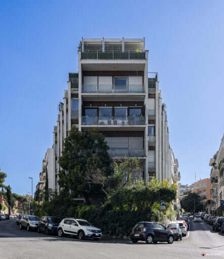 A. Luccichenti, V. Monaco - Palazzina Antares in via Pollaiolo, Roma 1956
