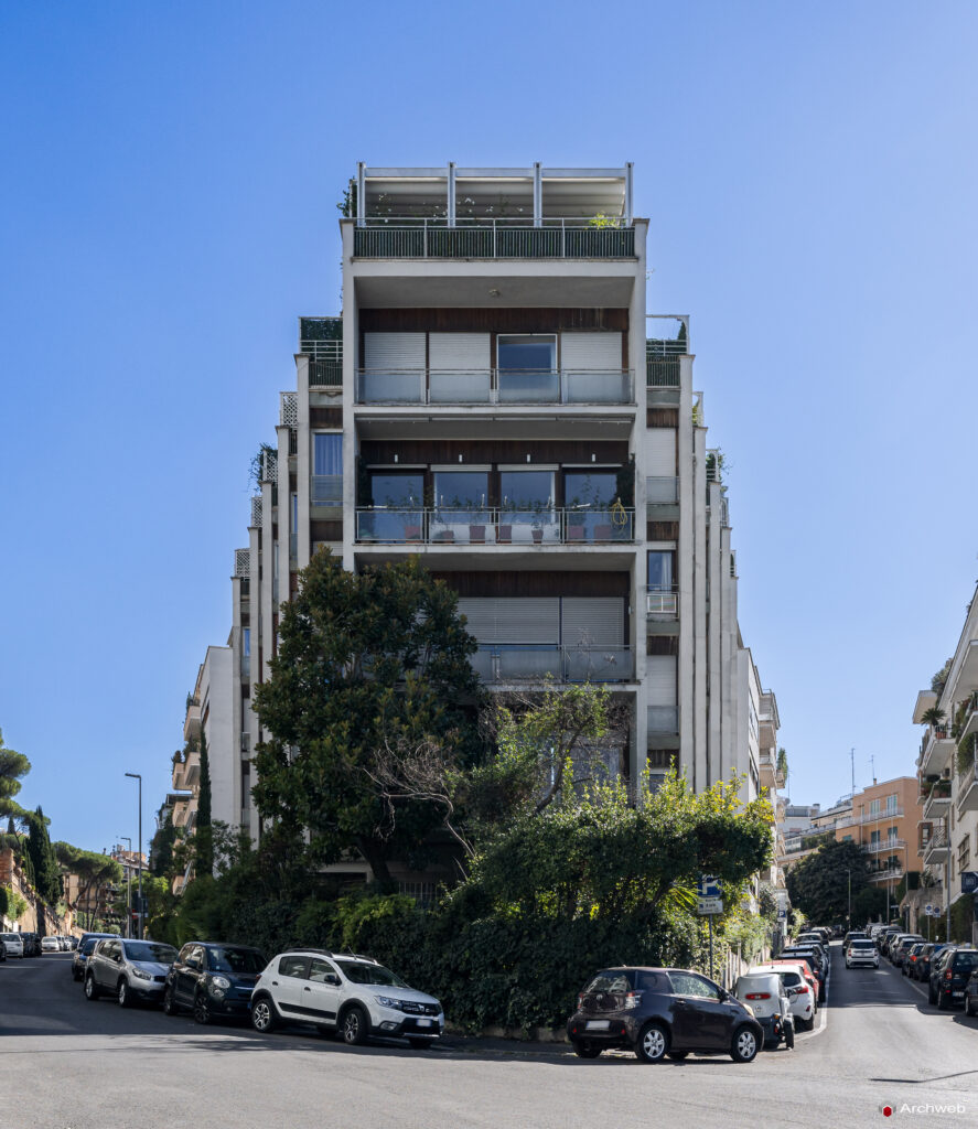 A. Luccichenti, V. Monaco - Palazzina Antares in via Pollaiolo, Roma 1956