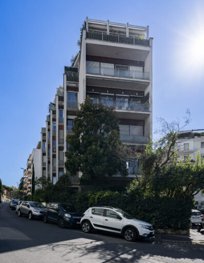 A. Luccichenti, V. Monaco - Palazzina Antares in via Pollaiolo, Roma 1956