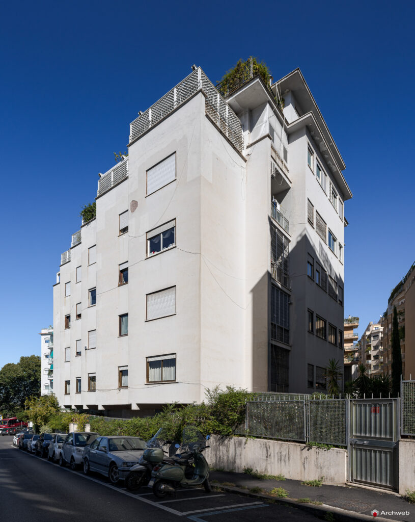 A. Luccichenti, V. Monaco - Palazzina Antares in via Pollaiolo, Roma 1956