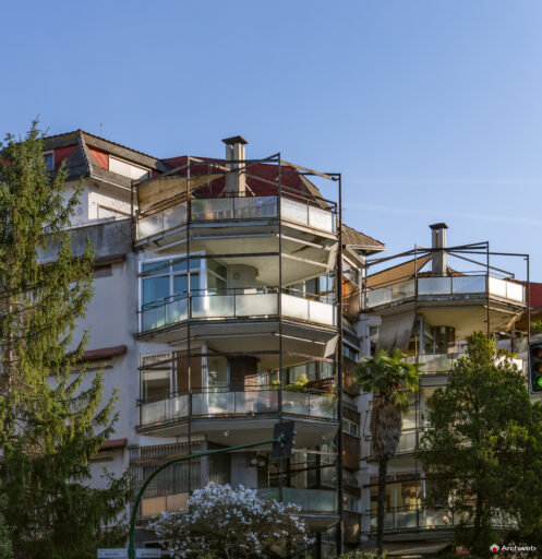 Palazzine in Via Gomenizza di Venturino Ventura. Fotografie © Archweb.com