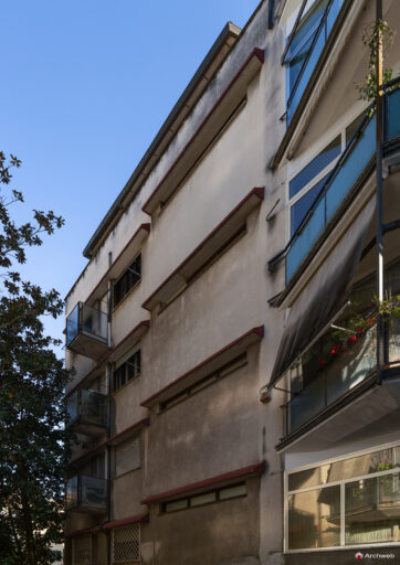 Palazzine in Via Gomenizza di Venturino Ventura. Fotografie © Archweb.com