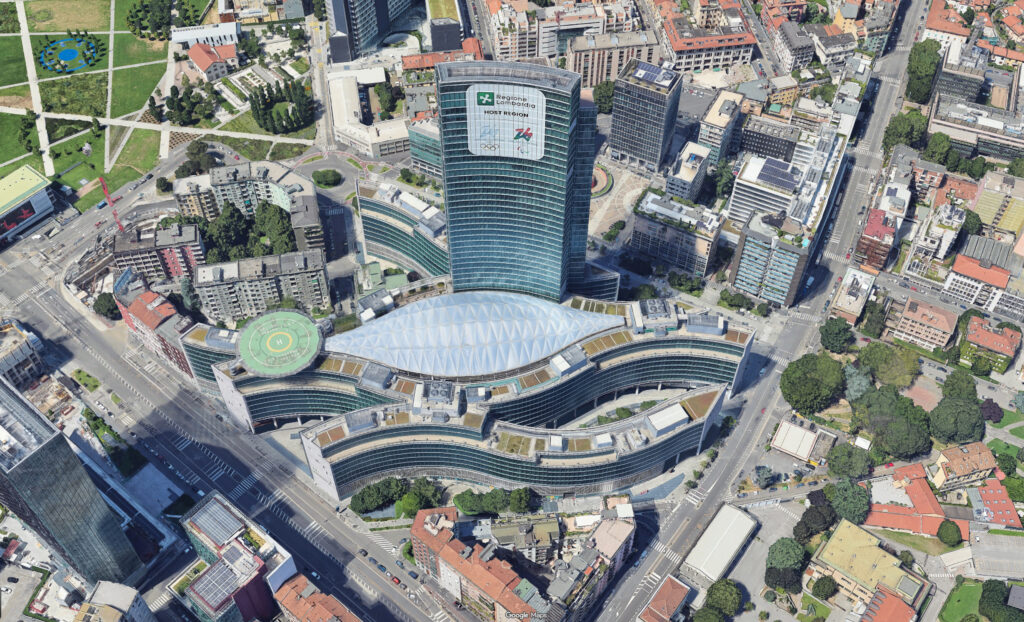 Palazzo Lombardia a Milano. © Google Maps