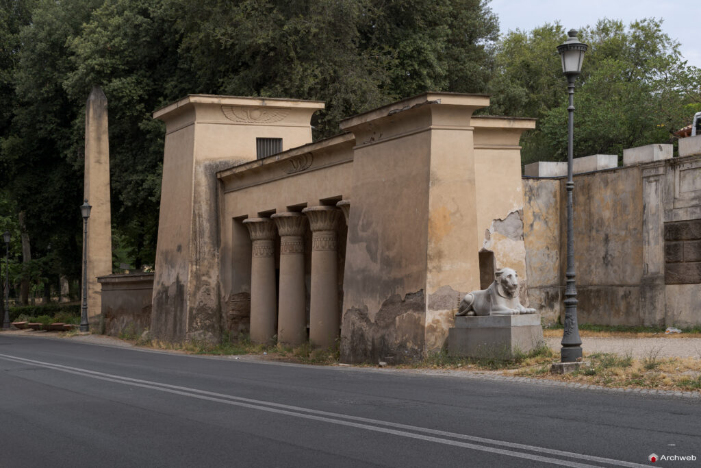 Propilei Egizi a Villa Borghese. Fotografie © Archweb.com
