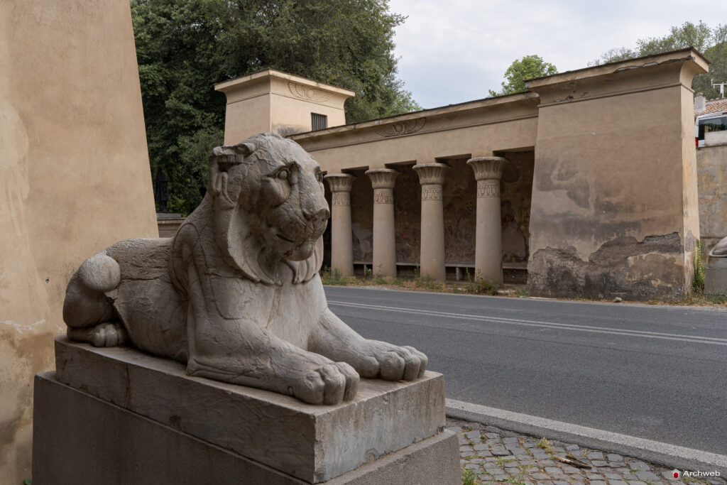 Propilei Egizi a Villa Borghese. Fotografie © Archweb.com