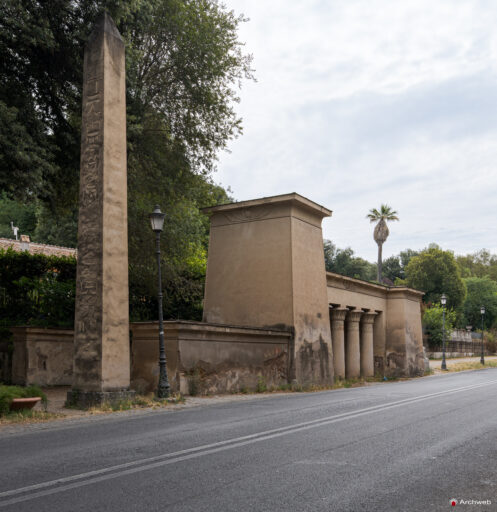 Propilei Egizi a Villa Borghese. Fotografie © Archweb.com