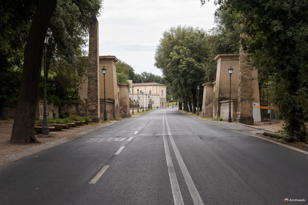 Propilei Egizi a Villa Borghese. Fotografie © Archweb.com