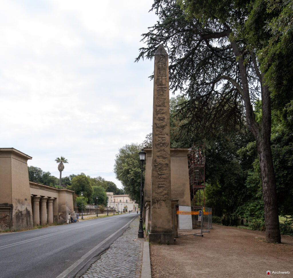 Propilei Egizi a Villa Borghese. Fotografie © Archweb.com