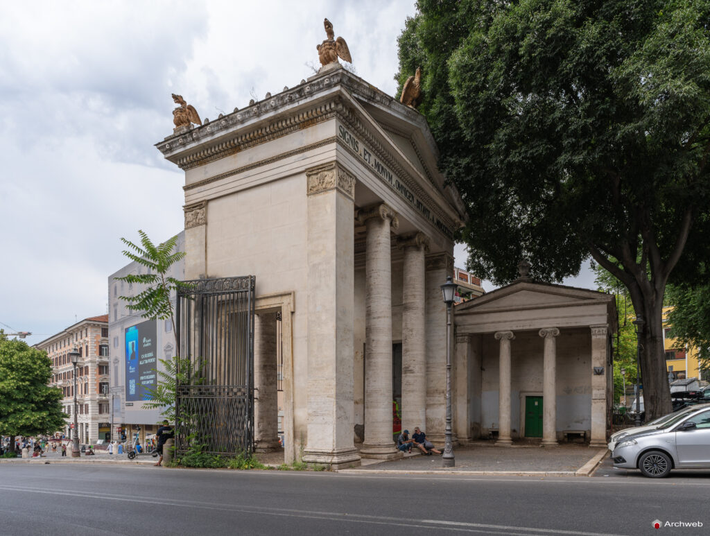 Propilei Greci a Villa Borghese. Fotografie © Archweb.com