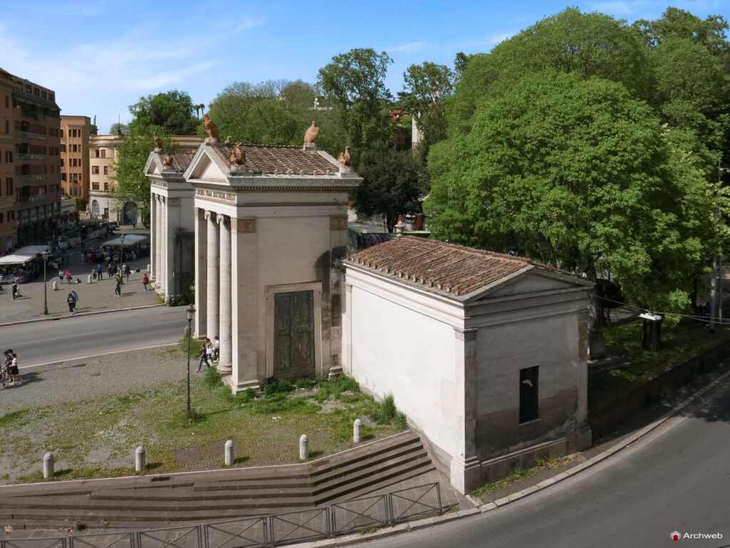 Propilei Greci a Villa Borghese. Fotografie © Archweb.com