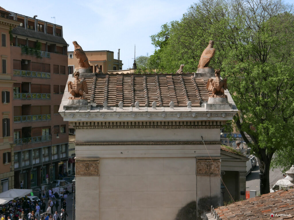 Propilei Greci a Villa Borghese. Fotografie © Archweb.com