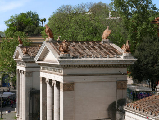 Propilei Greci a Villa Borghese. Fotografie © Archweb.com
