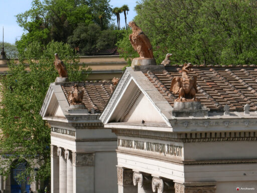 Propilei Greci a Villa Borghese. Fotografie © Archweb.com