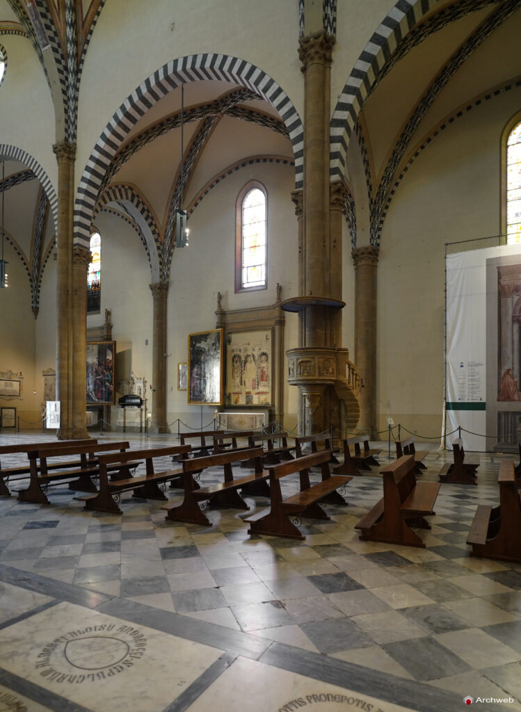 Basilica di Santa Maria Novella a Firenze. Fotografie generali e di dettaglio. Foto © Archweb.com