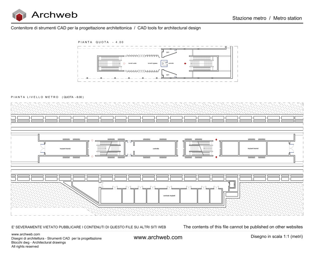 Stazione metro 02 dwg Archweb