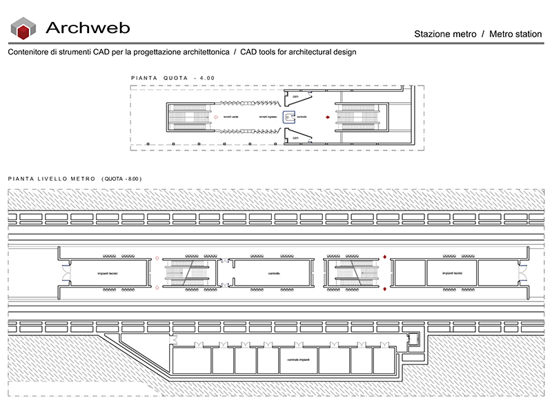 Stazione metro 02 dwg Archweb