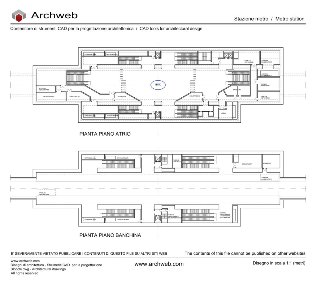 Stazione metro 03 dwg Archweb