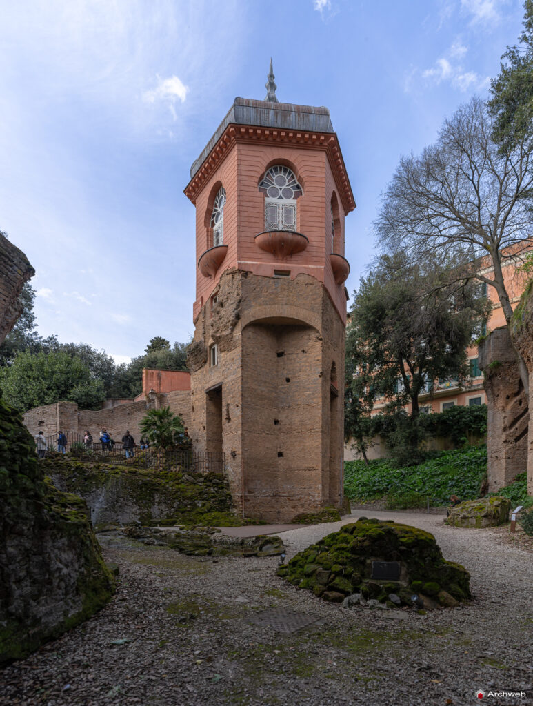 Torre Moresca di Villa Torlonia a Roma. Fotografie © Archweb.com