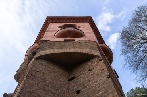Torre Moresca di Villa Torlonia a Roma. Fotografie © Archweb.com