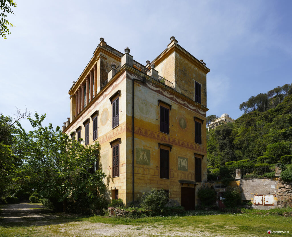 Villa Mazzanti a Roma, Fotografie della villa e del parco. Foto © Archweb.com